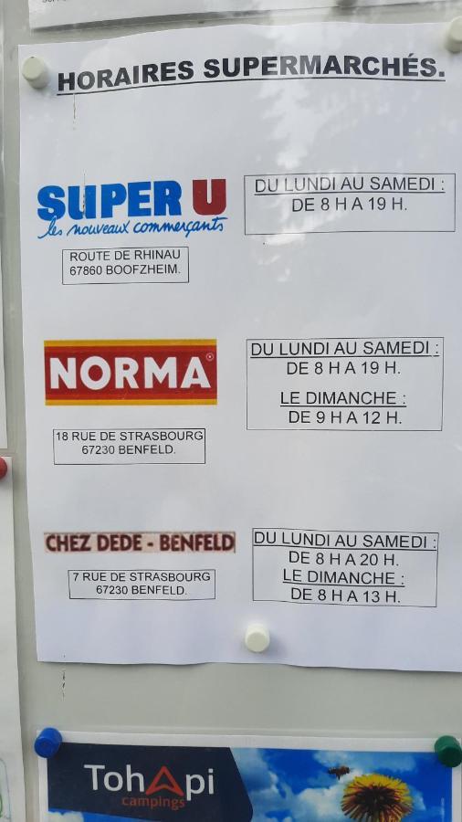 Le Ried Camping To Hapi Boofzheim Exterior foto