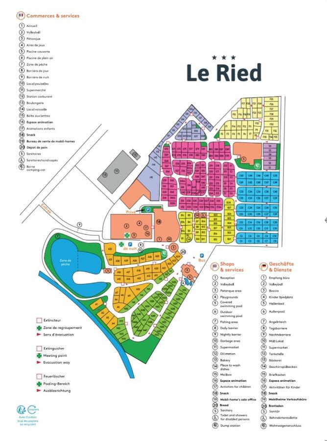 Le Ried Camping To Hapi Boofzheim Exterior foto